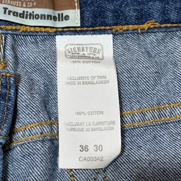 Levis Authentics signature regular 36x30 men’s blue jeans - Picture 7 of 14